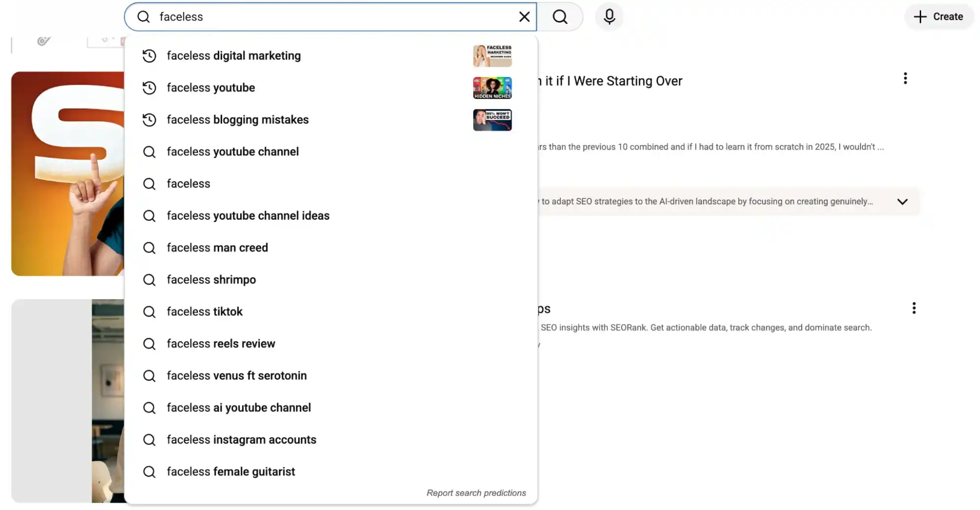 youtube keyword